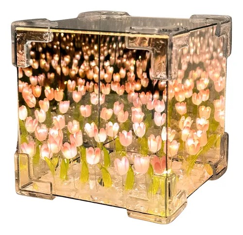 Miniatura 6 de LAMPARA TULIPANES CUADRADA A2503-934